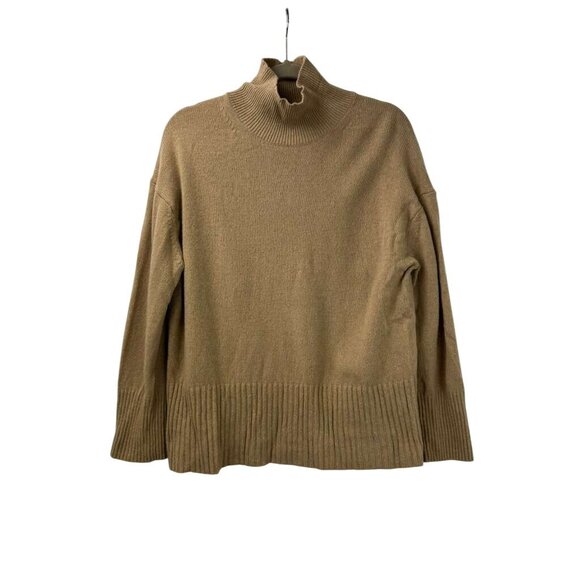 Everlane Sweaters - Everlane Women's Medium Cashmere & Wool Blend Turtleneck Sweater Camel Tan